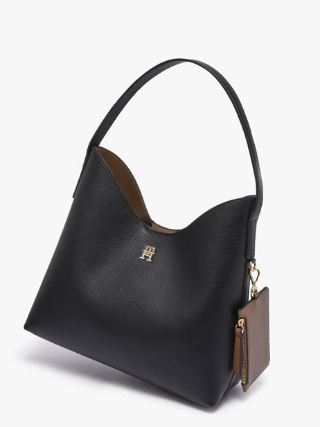 Sac Porté épaule Th Icon Polyester Tommy hilfiger Noir th icon AW18140 vue secondaire 1