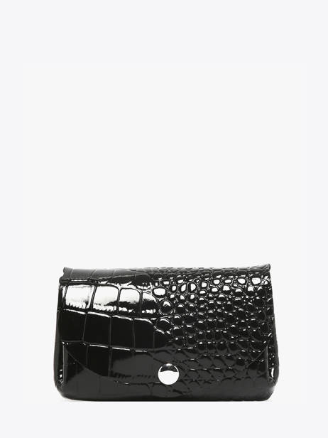 Porte-monnaie Croco Vernis Cuir Paul marius Noir croco vernis GUSTACRV