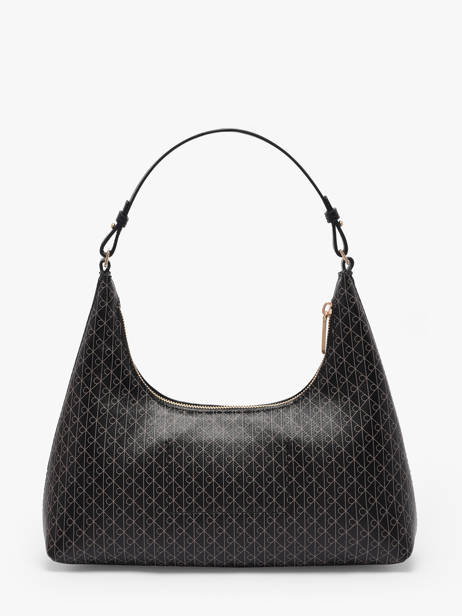 Sac Porté épaule Coated Emblem Polyester Recyclé Calvin klein jeans Noir coated emblem 4F3298G vue secondaire 4