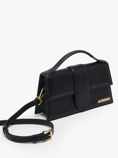 Sac Bandoulière D'occasion Grand Bambino Cuir Jacquemus Noir second life 1566393 vue secondaire 4