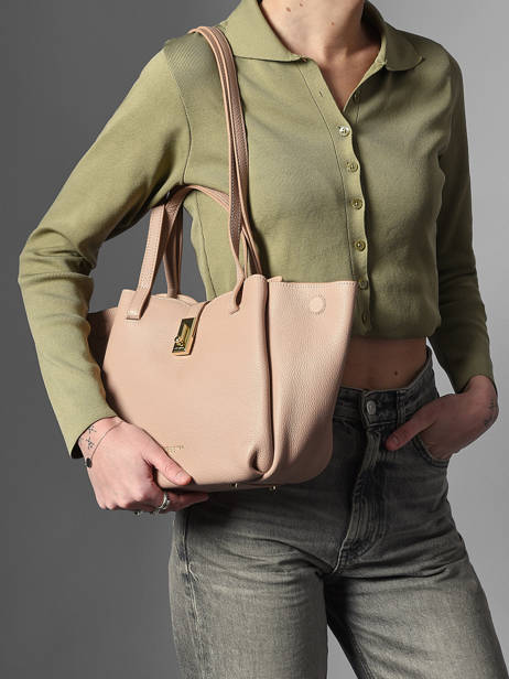 Sac Porté épaule Milano Horizon Sophie Cuir Lancaster Beige milano horizon sophie 82 vue secondaire 1