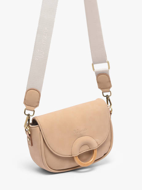 Sac Bandoulière S Crocus Woomen Beige crocus WCRO03 vue secondaire 1