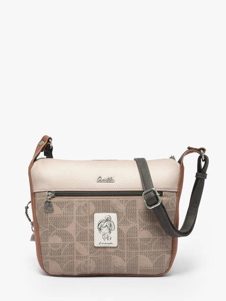 Sac Bandoulière Auralis Anekke Marron auralis 42813553 vue secondaire 4