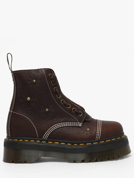 Boots Sinclair Flower En Cuir Dr martens Marron women 42818200
