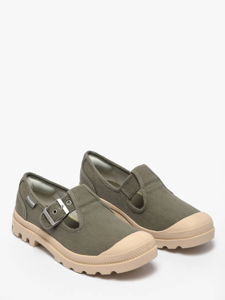 Chaussures Derbies Palladium Vert women 94475339 vue secondaire 1