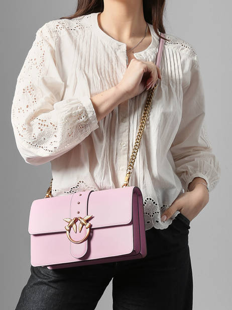 Sac Bandoulière Love Bag Icon Pinko Rose love bag icon AF1 vue secondaire 1