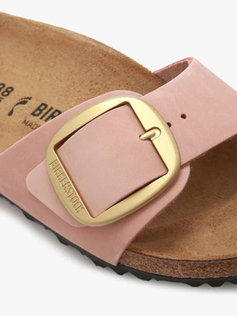 Mules Madrid En Cuir Birkenstock Rose women 1027056 vue secondaire 2