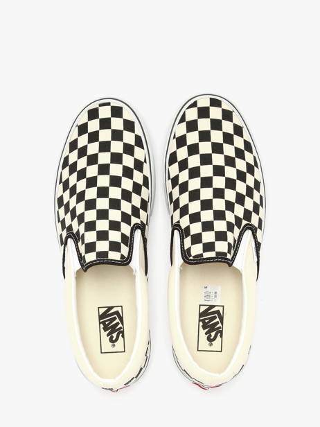 Sneakers Classic Slip-on Vans Noir boy EYEBWW1 vue secondaire 3