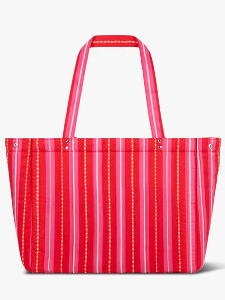 Sac Porté épaule A4 Adventurer Polyester Recyclé Cabaia Rouge adventurer TOTEBAGL vue secondaire 3