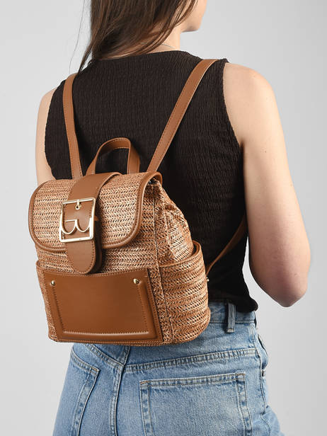 Sac à Dos By byblos Marron curiosity BS89B02 vue secondaire 1