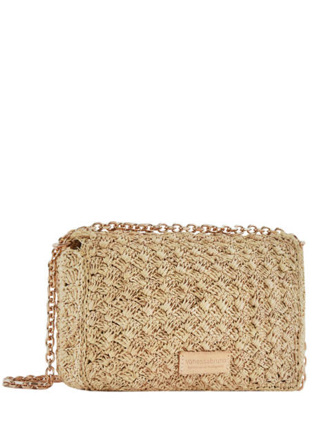 Sac BandouliÃ¨re Moon Raphia Vanessa bruno Beige moon raphia 73V40533 vue secondaire 3