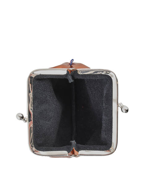 Porte-monnaie Etincelle IrisÃ©e Cuir Etrier Marron etincelle irisee EETI654 vue secondaire 1