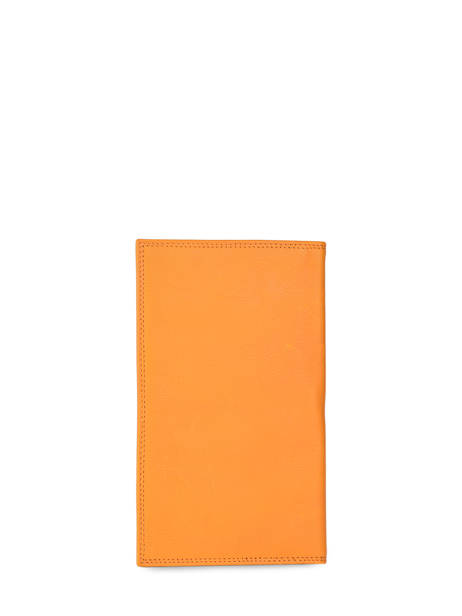 Porte-chéquier Marina Cuir Katana Jaune marina 753008 vue secondaire 2