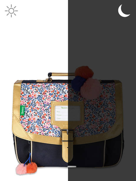 Cartable 2 Compartiments Tann's Bleu les fantaisies f 38265 vue secondaire 5
