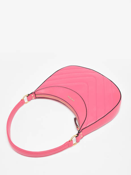 Sac PortÃ© Ã©paule Rafale Cuir Etrier Rose rafale ERAF017M vue secondaire 2