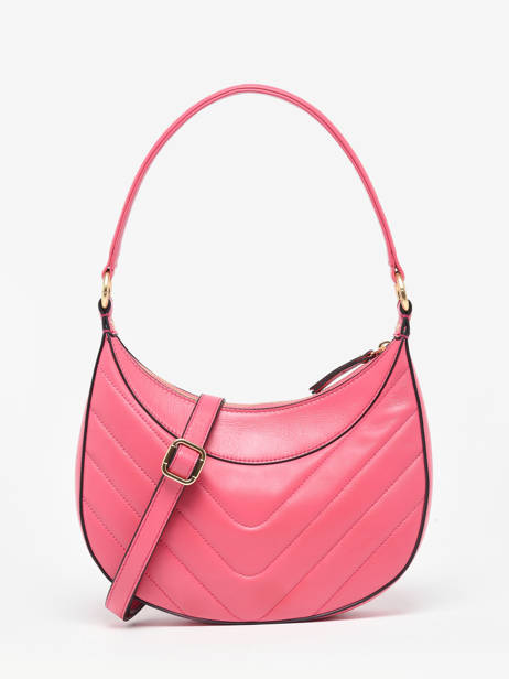 Sac PortÃ© Ã©paule Rafale Cuir Etrier Rose rafale ERAF017M vue secondaire 4