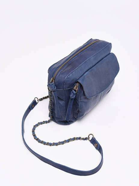 Sac Bandoulière Naina Cuir Pieces Bleu naina 17087872 vue secondaire 2