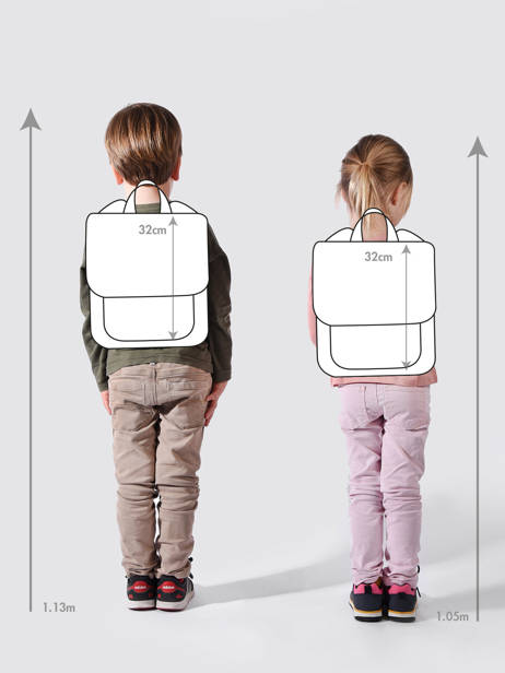 Mini Sac Ã  Dos Caramel et cie Marron fier GA vue secondaire 1